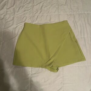 Love Tree Light Green Skort